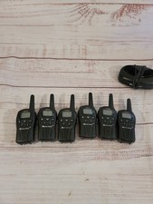  Set of 6 Midland X-Tra Talk LXT500PA 2-Way Radio Walkie Talkie Black 22-Ch
