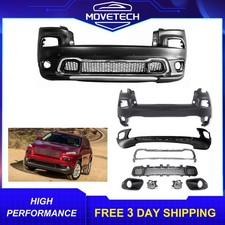 Front Bumper Cover Kit With Fog Lights For 2015-2018 Jeep Cherokee Front Bumper Cover Kit With Fog Lights For 2015-2018 Jeep Cherokee