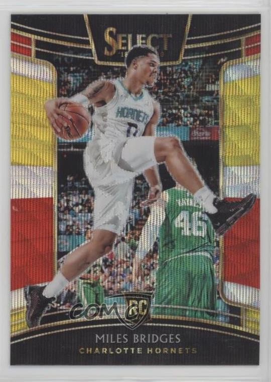 2018-19 Panini Select Concourse Tri-Color Prizm Miles Bridges #17 0x2s