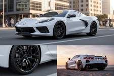 20 21 Forged Gem G7z Black Chrome Wheels For C8 Corvette Z51 Stingray Chrome