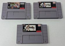 Super Nintendo SNES Game Lot NCAA Football Madden 97 NBA Live 97 Basketball