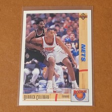 1991-92 Upper Deck Rookie Standouts - Derrick Coleman #R10 - New Jersey Nets