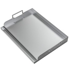 Skyflame Universal Stainless Steel Griddle Flat Top Plate with Even Heating B...