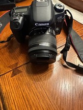 Canon EOS 77D DSLR Camera w/ 18-55mm Lens, Battery and Charger