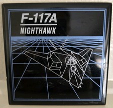 Vintage (90s) Lockheed Skunk Works F-117A Nighthawk Coaster/Trivet/Wallace Decor