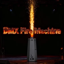 PAIDUN 200W Fire Thrower Projector Flame Machine DMX512 Party Concert Theater DJ
