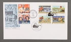 MayfairStamps Canada FDC 1993 Nakano Perfin Music Block US Mixed Frank First Day