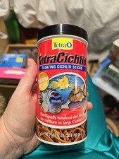 Cichlid Floating Sticks Fish Food Protein Rich Balanced Diet Clear Water 5.65oz