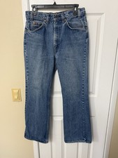Vintage 80  s Levi  s 517 Orange Tab Faded Bootcut Jeans Made in USA 31x29 Actual