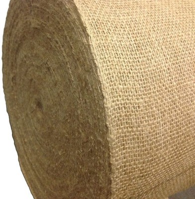 Natural Jute Burlap Roll 18 Inch x 5 Yards 9 oz Upholstery Fabric Crafts