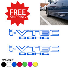 2x I-vtec Dohc Vinyl Decal For Honda Acura Ivtec Stickers Emblem Logo Badge 2x I-vtec Dohc Vinyl Decal For Honda Acura Ivtec Stickers Emblem Logo Badge
