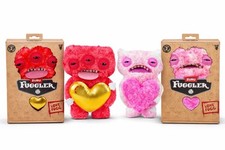     2026 ZURU Fuggler Series 2 Plush Toys Red  Pink Love Fuggler 2-Pack