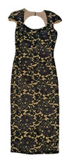 NWT Soho Black Lace Cocktail Dress Size 3 Vavavoom Elegant Mexico City Boutique