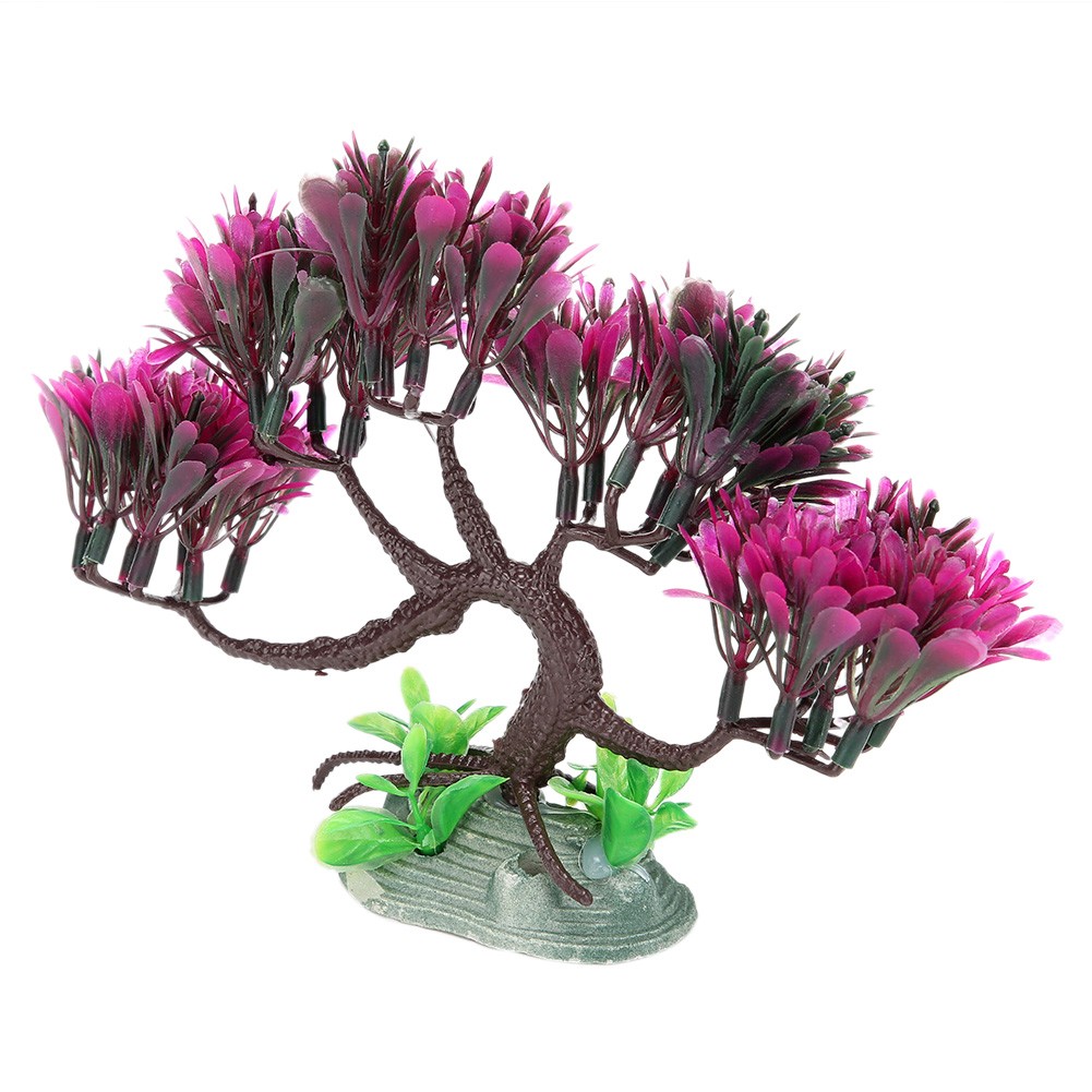 1PC Resin Aquarium Artificial Water Plants Vivid Decoration For Fish Tank New
