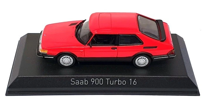 Norev 1/43 Scale Diecast 810035 - 1992 Saab 900 Turbo 16 - Red - Image 4 of 4