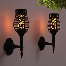Mason & Jones Solar Powered Moroccan Wall Lights – 2 Pack Outdoor LED