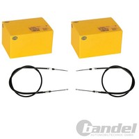 2X Hella Handbremsseile Passend FüR Nissan Interstar Opel Movano Renault Master