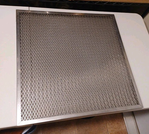 Aluminum Air Filter (23 1/2" x 23 1/2" x 7/8"), Washable Furnace Air Filter - Picture 1 of 3