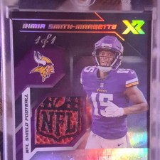 Ihmir Smith-Marsette Minnesota Vikings Panini XR NFL Shield 1/1 RSA-ISM Card Lot