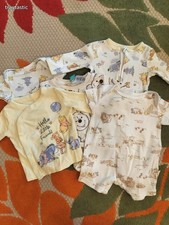 Disney Baby Sz. 0-3 Month Set/5 pc. Classic Winnie-the-Pooh One-Pieces Shirts