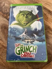 Dr Seuss How The Grinch Stole Christmas Jim Carrey VHS