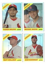 2015 Topps Heritage Chrome Retail Foil - ST LOUIS CARDINALS Team Set 