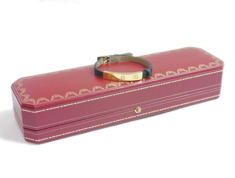 Authentic Cartier Bracelet Love Leather #1996 | eBay