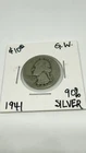 1941 D Washington Quarter 90% Silver Good ♨️♨️🔥9