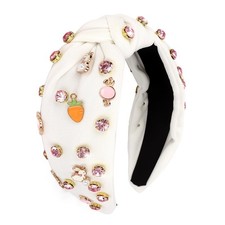 CURASA Easter Headband For Women Sparkling 1 Count Pack of 1 , White