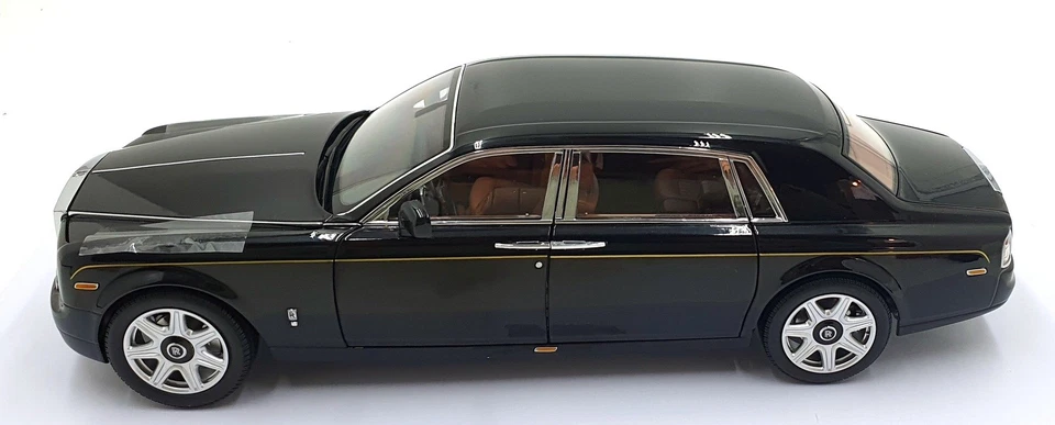 Kyosho escala 1/18 diecast 0884DBK2 - Rolls Royce Phantom Extended Diamond negro Foto 4 de 4