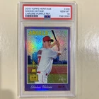 2019 Topps Heritage #430 Shohei Ohtani Chrome-Purple Ref. PSA 10