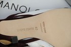 Sandales Manolo Blahnik Fringestro Vin Bordeaux à Cristaux - Taille 36.5, Neuf Avec Emballage, Talon Haut
