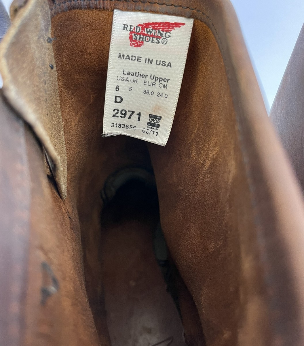 RED WING 2971 Brown Leather Engineer Boots Sz 6 D US | eBay RED WING 2971 Brown Leather Engineer Boots Sz 6 D US | eBay