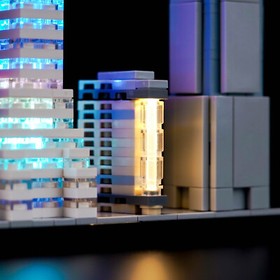 LocoLee LED Light Kit for LEGO Architecture 21028 New York City Lighting Set