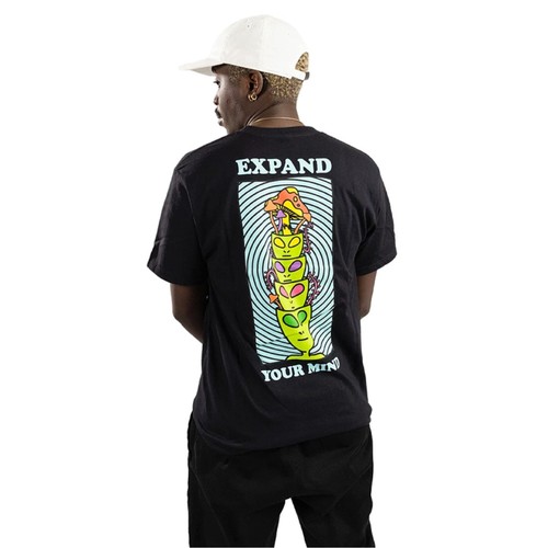 Camiseta negra para hombre ALAB Expand Your Mind - Nueva con etiquetas - Imagen 5 de 5