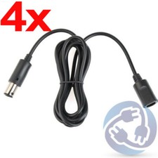 LOT 4X Controller Extension Adapter Cable Cord for Nintendo Gamecube Wii NGC 6ft