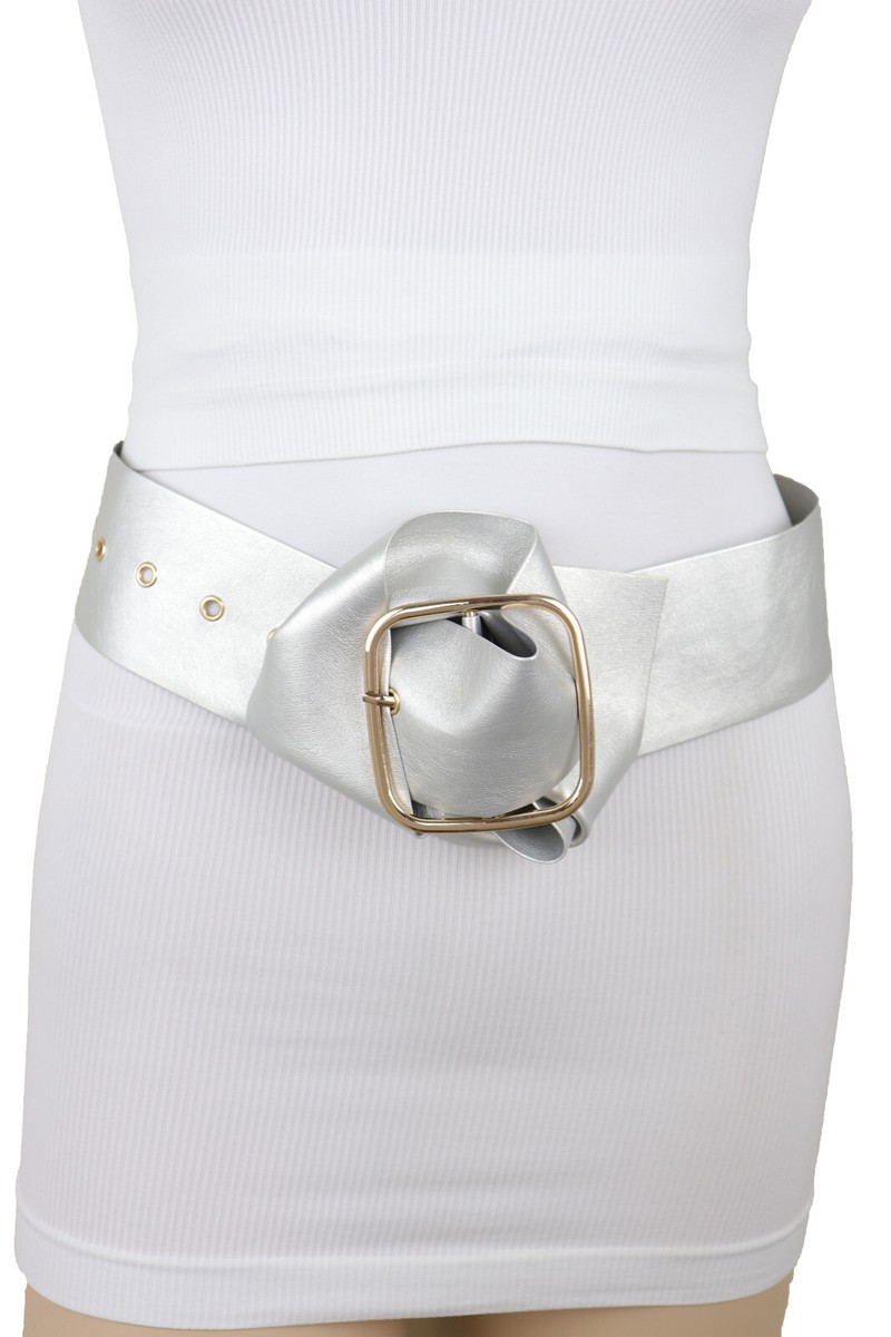 Silver Hip Belt For Women Silver Polish Satka Hip Belt, Silver