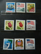 US SC@2279-2281 2518 2525 2523 2529 2604 2607 MNH COILS (LOT M)
