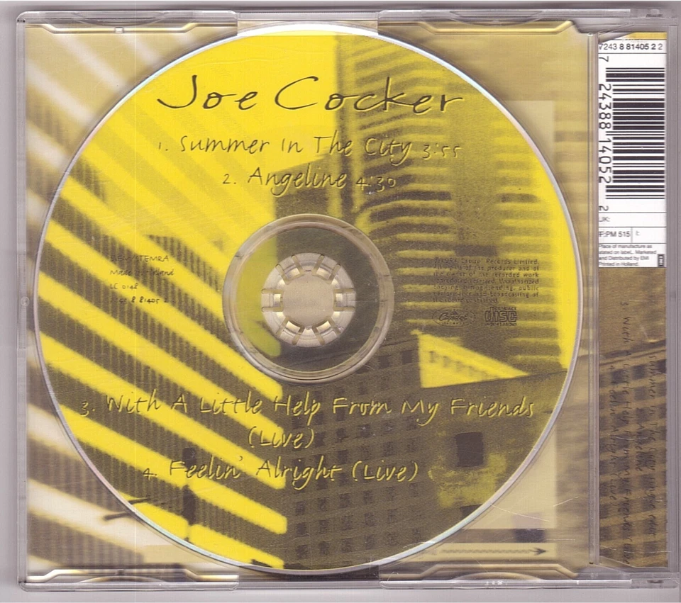 Joe Cocker - Summer In The City (Maxi-CD 1994) - Bild 2 von 2