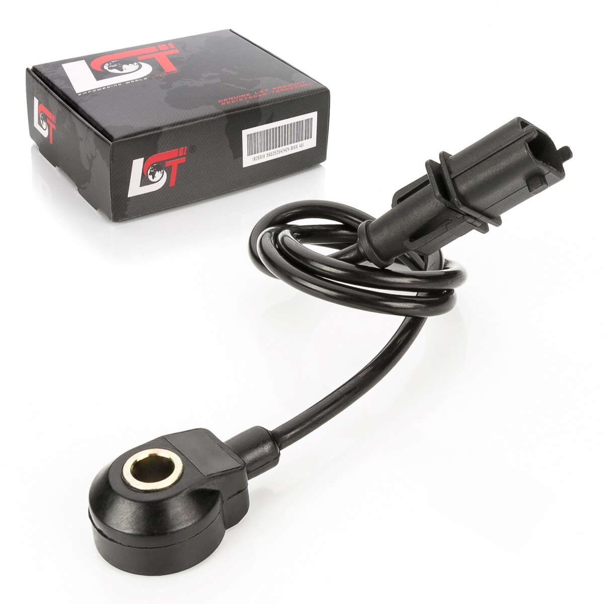 Knock Sensor 2-pole Detonation Sensor black for LANCIA KAPPA LYBRA THESIS