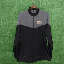 Adidas TXST Mens Adult  XXL Gray Quarter Zip Athletic Casual Sweatshirt