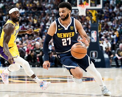 Jamal Murray Driving the Net Denver Nuggets 8x10 NBA Basketball