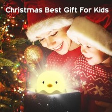 Baby Night Light Kids,Soft Silicone Nightlight Rechargeable LED Touch Lamp Gifts