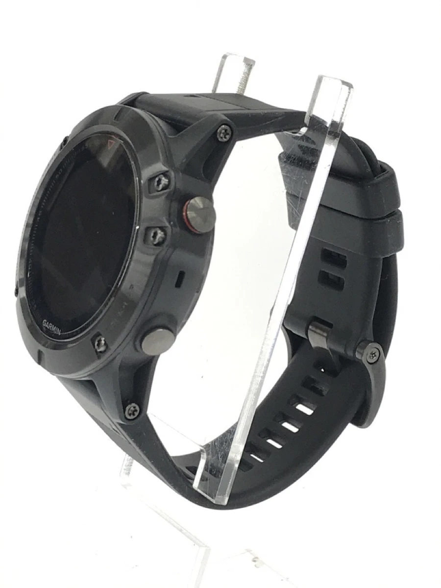 Garmin Fenix 5X Smartwacth Quartz SS Rubber Sapphire Men s Watch Preowned