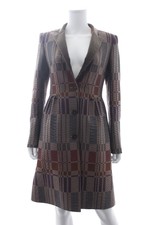 Etro Velvet-trimmed Wool-blend Jacquard Coat / Rrp: £1,880.00