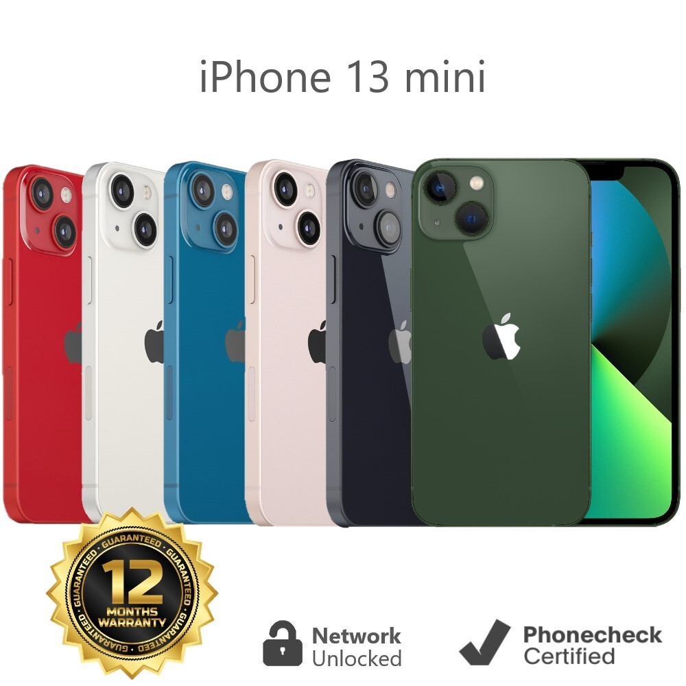 Apple iPhone 13 mini - 128 GB - A2481 Unlocked T-Mobile AT&T Apple iPhone 13 mini - 128 GB - A2481 Unlocked T-Mobile AT&T