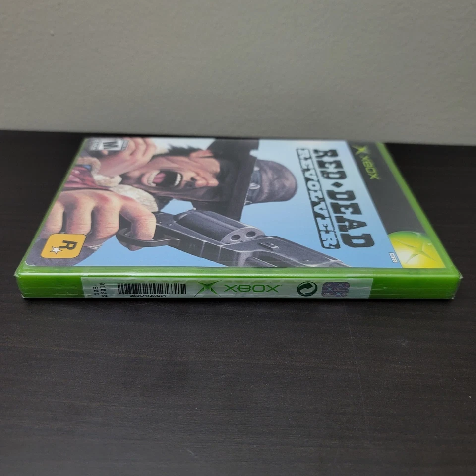 Red Dead Revolver (Microsoft Xbox, 2004) New Factory Sealed Y-Fold Black Label - Image 3 of 4