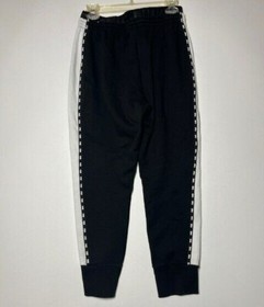 Women's Black Pink Victoria Secret Joggers Sz M
