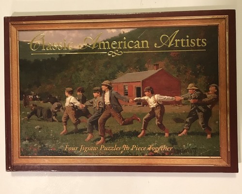 Classic American Artists Jigsaw Puzzle Book 4 Puzzles
