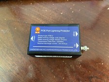 Shielded PoE-2 CAT5e Lightning Surge Protector